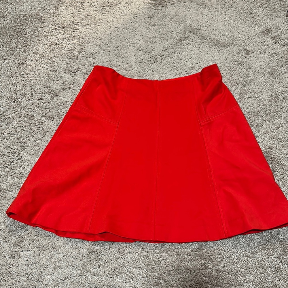 Loft Red Skirt